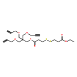 Ethyl 3-((3-oxo-3-(3-(prop-2-yn-1-yloxy)-2,2-bis((prop-2-yn-1-yloxy)methyl)propoxy)propyl)disulfanyl)propanoate