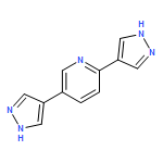 2,5-bis(1H-pyrazol-4-yl)pyridine