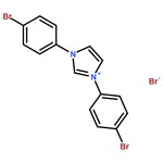 1,3-bis(4-bromophenyl)-1H-imidazol-3-ium bromide