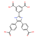 5-(4,5-bis(4-carboxyphenyl)-1H-imidazol-2-yl)isophthalic acid