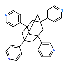 1,3,5,7-tetra(pyridin-4-yl)adamantane