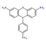 10H-Phenoxazine-3,7-diamine, 10-(4-aminophenyl)-