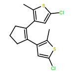 1,2-Bis-(2-chloro-5-methylthien-4-yl)-cyclopentene