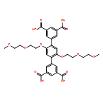 2',5'-bis(2-(2-methoxyethoxy)ethoxy)-[1,1':4',1''-terphenyl]-3,3'',5,5''-tetracarboxylic acid