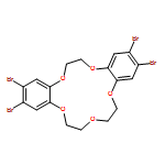 2,3,13,14-Tetrabromo-6,7,9,10,17,18-hexahydrodibenzo[b,h][1,4,7,10,13]pentaoxacyclopentadecine