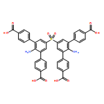 5',5''''-Sulfonylbis(2'-amino-[1,1':3',1''-terphenyl]-4,4''-dicarboxylic acid)