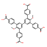 5',5''-Bis(4-carboxyphenyl)-4'',6'-dimethoxy-[1,1':3',1'':3'',1'''-quaterphenyl]-4,4'''-dicarboxylic acid