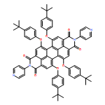 Anthra[2,1,9-def:6,5,10-d'e'f′]diisoquinoline-1,3,8,10(2H,9H)-tetrone, 5,6,12,13-tetrakis[4-(1,1-dimethylethyl)phenoxy]-2,9-di-4-pyridinyl-