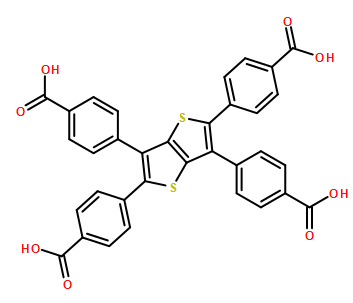 4,4',4",4'"-(thieno[3,2-b]thiophene-2,3,5,6-tetrayl)tetrabenzoic acid