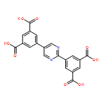 1,3-Benzenedicarboxylic acid, 5,5'-(2,5-pyrimidinediyl)bis-