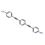 4,4'-(1,4-phenylenedi-2,1-ethynediyl)bis-Benzenamine