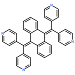 Pyridine, 4,4′,4′′,4′′′-(9,10-anthracenediylidenedimethanetetrayl)tetrakis-