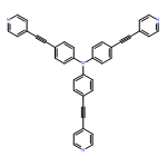 4-[2-(4-Pyridinyl)ethynyl]-N,N-bis[4-[2-(4- pyridinyl)ethynyl]phenyl]benzenamine