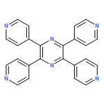 Pyrazine, tetra-4-pyridinyl-