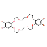 2,3,16,17-Tetrabromo-6,7,9,10,12,13,20,21,23,24,26,27-dodecahydrodibenzo[b,n][1,4,7,10,13,16,19,22]octaoxacyclotetracosine