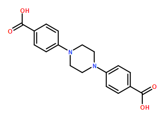 4,4'-(piperazine-1,4-diyl)dibenzoic acid