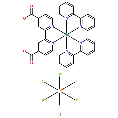 Ruthenium, bis(2,2'-bipyridine-κN1,κN1')[[2,2'-bipyridine]-4,4'-dicarboxylato(2-)-κN1,κN1']-, (OC-6-22)-, compd. with hydrogen hexafluorophosphate(1-)