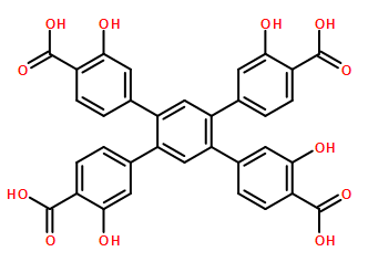 4',5'-bis(4-carboxy-3-hydroxyphenyl)-3,3''-dihydroxy-[1,1':2',1''-terphenyl]-4,4''-dicarboxylic acid