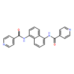 N,N'-1,5-Naphthalenediylbis[4-pyridinecarboxamide]