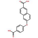 2-Naphthalenecarboxylic acid, 6-(4-carboxyphenoxy)-