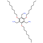 2,4,6-Tris(octyloxy)-1,3,5-benzenetrimethanamine