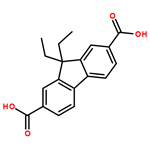 9H-Fluorene-2,7-dicarboxylic acid, 9,9-diethyl-