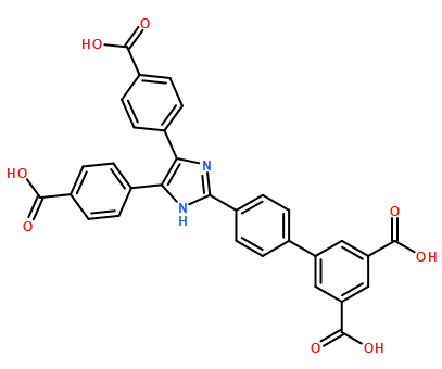 4'-(4,5-bis(4-carboxyphenyl)-1H-imidazol-2-yl)-[1,1'-biphenyl]-3,5-dicarboxylic acid