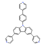 3,6-di(pyridin-4-yl)-9-(4-(pyridin-4-yl)phenyl)-9H-carbazole