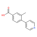 Benzoic acid, 3-methyl-4-(4-pyridinyl)-