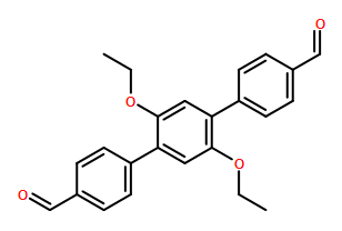 2',5'-diethoxy-[1,1':4',1''-terphenyl]-4,4''-dicarbaldehyde