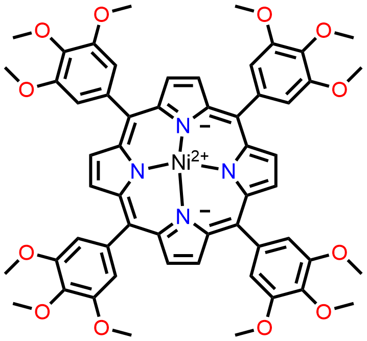 [5,10,15,20-Tetrakis(3,4,5-trimethoxyphenyl)porphyrinato]nickel(II)