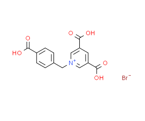 3,5-dicarboxy-1-(4-carboxybenzyl)pyridin-1-ium bromide