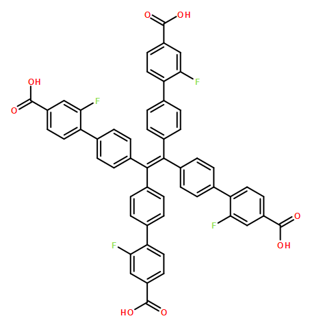 4',4''',4''''',4'''''''-(ethene-1,1,2,2-tetrayl)tetrakis(2-fluoro-[1,1'-biphenyl]-4-carboxylic acid)