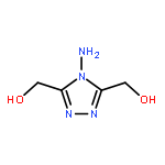 4H-1,2,4-Triazole-3,5-dimethanol, 4-amino-