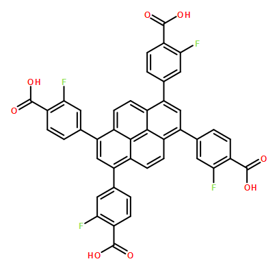 4,4',4'',4'''-(pyrene-1,3,6,8-tetrayl)tetrakis(2-fluorobenzoic acid)