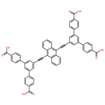 5',5''''-(Anthracene-9,10-diylbis(ethyne-2,1-diyl))bis(([1,1':3',1''-terphenyl]-4,4''-dicarboxylic acid))