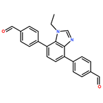 4,4'-(1-Ethyl-1H-benzo[d]imidazole-4,7-diyl)dibenzaldehyde