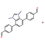 4,7-Bis(4-formylphenyl)-1,3-dimethyl-1H-benzo[d]imidazol-3-ium bromide