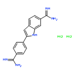 2-(4-carbamimidoylphenyl)-1h-indole-6-carboximidamide;dihydrochloride