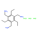 1,3,5-Benzenetrimethanamine, 2,4,6-triethyl-, hydrochloride (1:3)