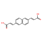 2-Propenoic acid, 3,3'-(2,6-naphthalenediyl)bis-