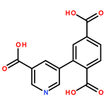 1,4-Benzenedicarboxylic acid, 2-(5-carboxy-3-pyridinyl)-