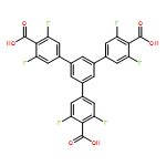 [1,1':3',1''-Terphenyl]-4,4''-dicarboxylic acid, 5'-(4-carboxy-3,5-difluorophenyl)-3,3'',5,5''-tetrafluoro-