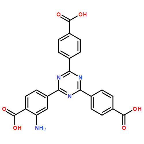 2-Amino-4-[4,6-bis(4-carboxyphenyl)-1,3,5-triazin-2-yl]benzoic acid