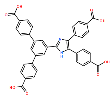 5'-(4,5-bis(4-carboxyphenyl)-1H-imidazol-2-yl)-[1,1':3',1''-terphenyl]-4,4''-dicarboxylic acid